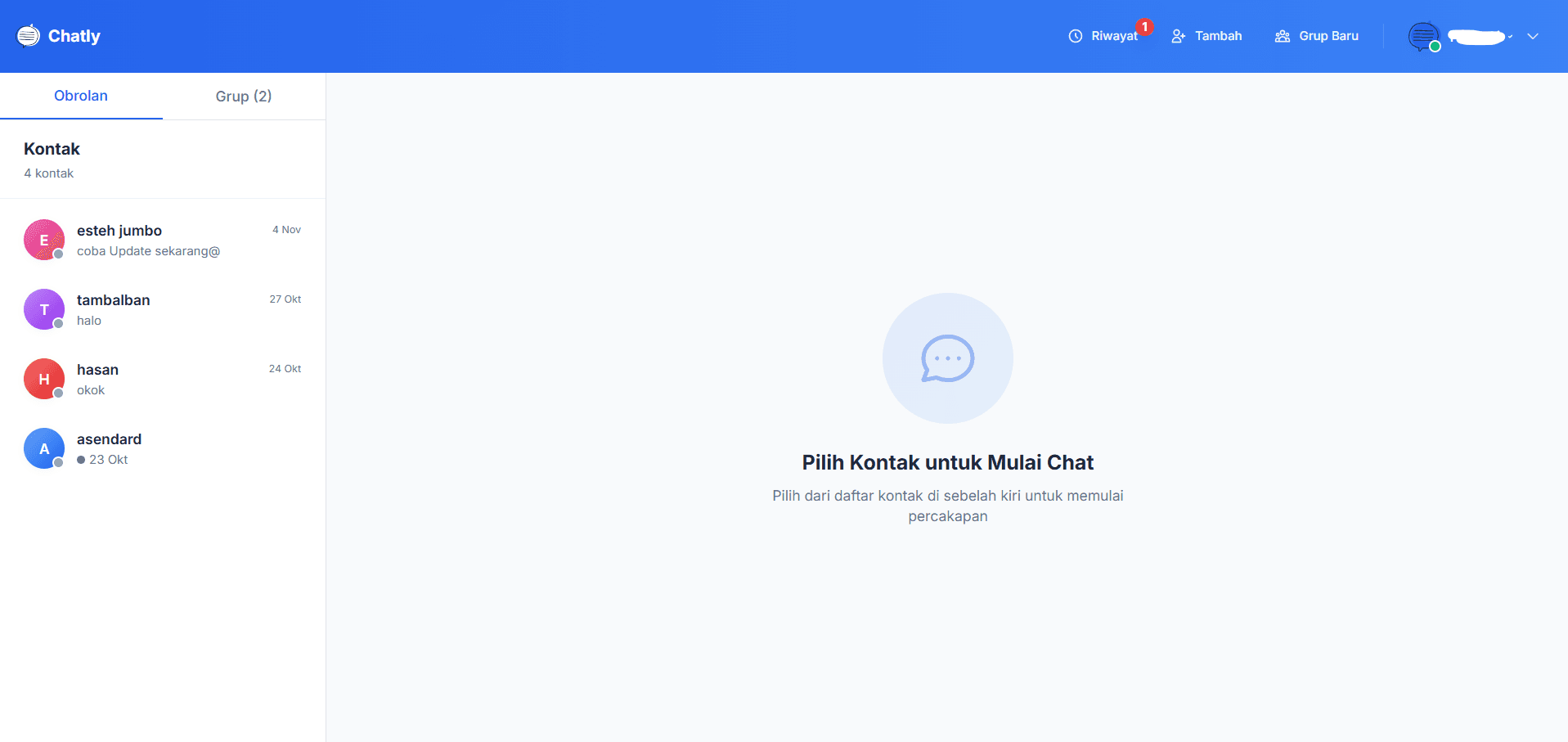 Website Chatly preview 1